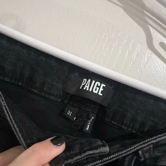 PAIGE Women's Dark Flare Jeans - Picture 3 of 6